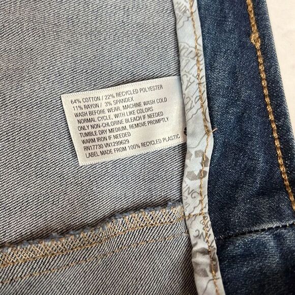 NWT WILD FABLE Jean Mini Skirt 4X Blue Denim Above Knee Mid Rise Stretch Classic - Picture 7 of 9